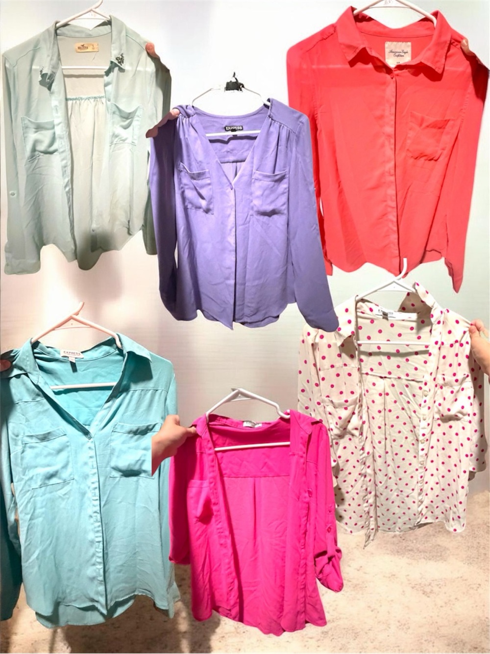 Express Hollister American Eagle Women’s Shirt Bundle S– 6 Tops